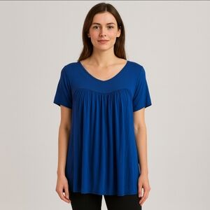 Laolasi Navy Empire Waist Dark Academia Boho Gothic Oversize Royalcore Size XL